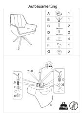 Armlehnstuhl, braun - Maresa
