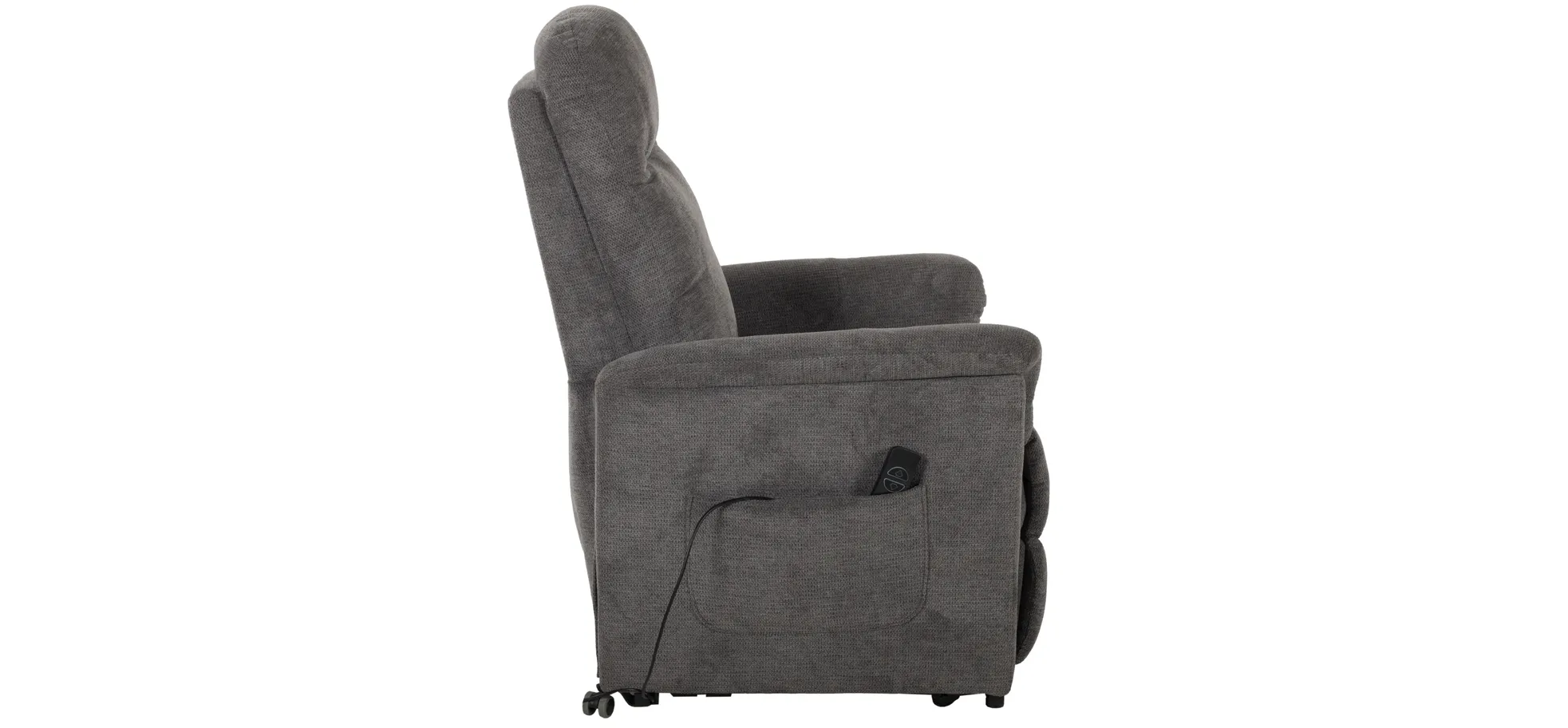TV-Sessel, Webstoff Kiesel, Aufstehhilfe - MyStyle 2141