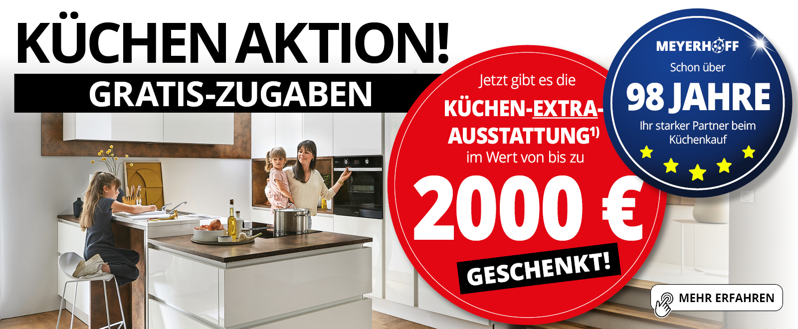 Küchen gratis-Zugaben Aktion