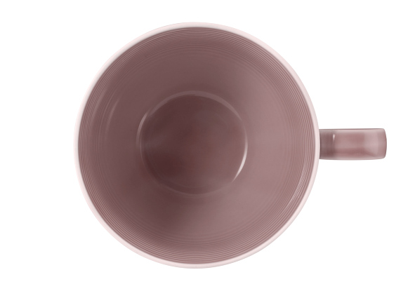 Milchkaffeeobertasse - Beat Altrosa uni