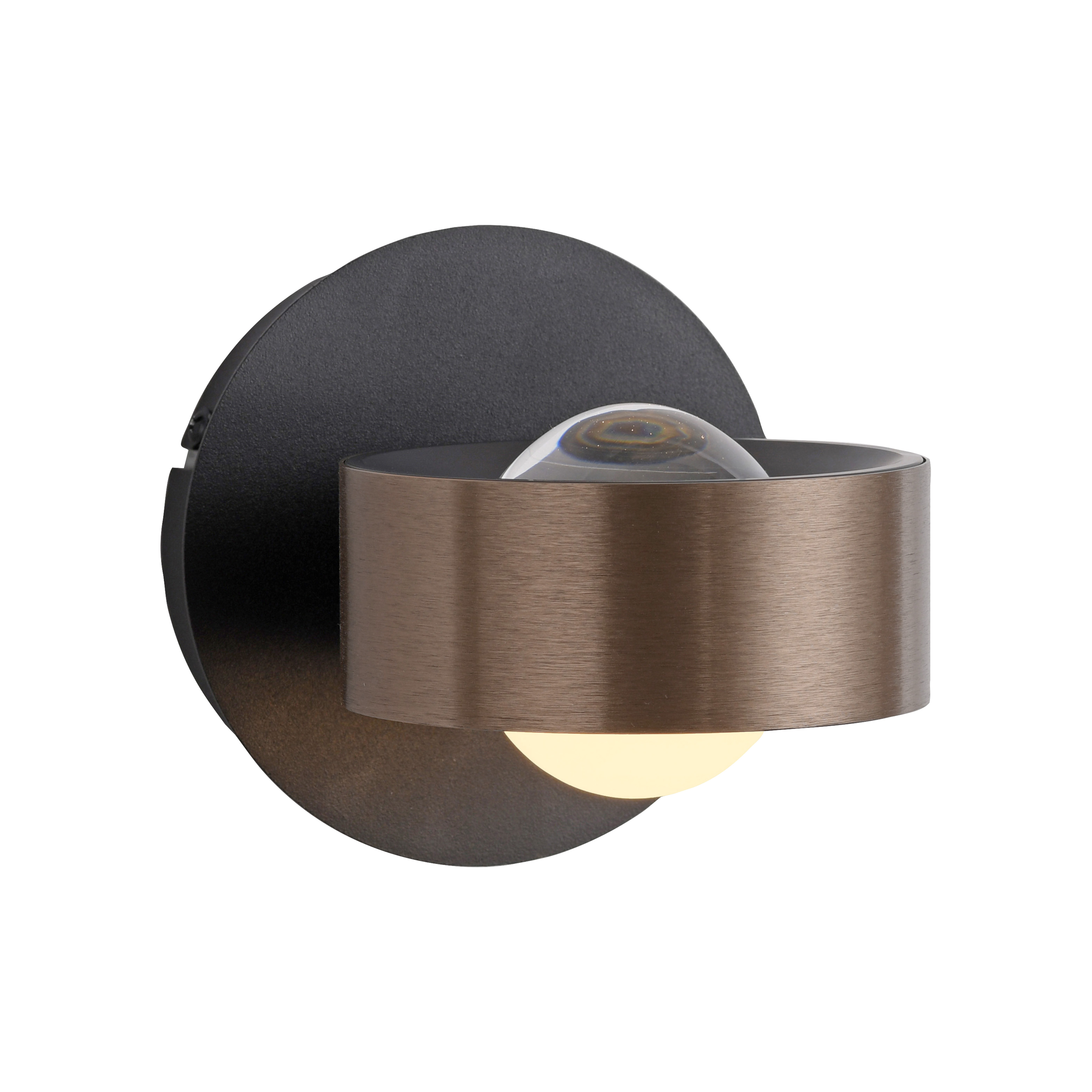 Wandleuchte AERIS - dark-metal brown, 1xLED, drehbar