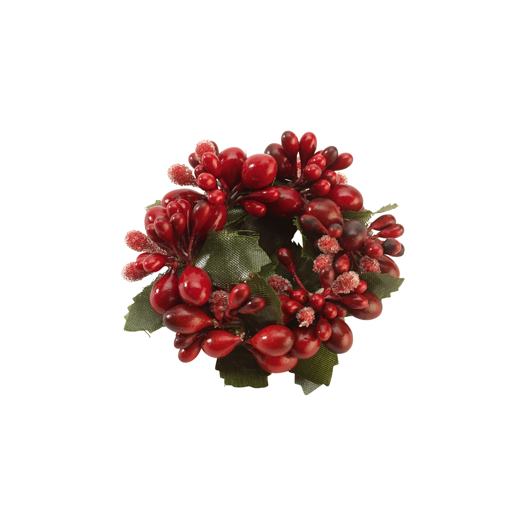 Serviettenring Beeren, rot - Winter Collage Accessoires