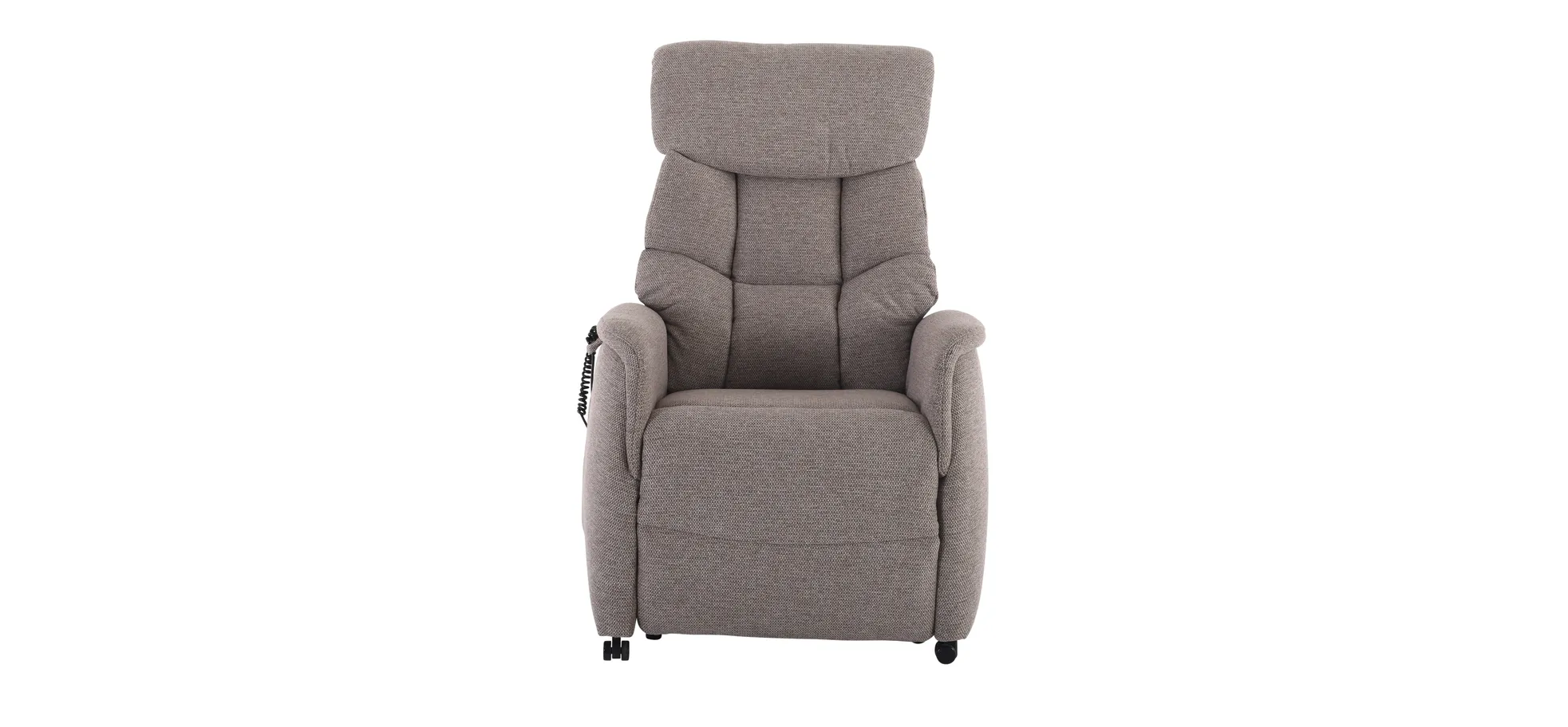 Fernsehsessel, Stoff braun/beige - Marlo