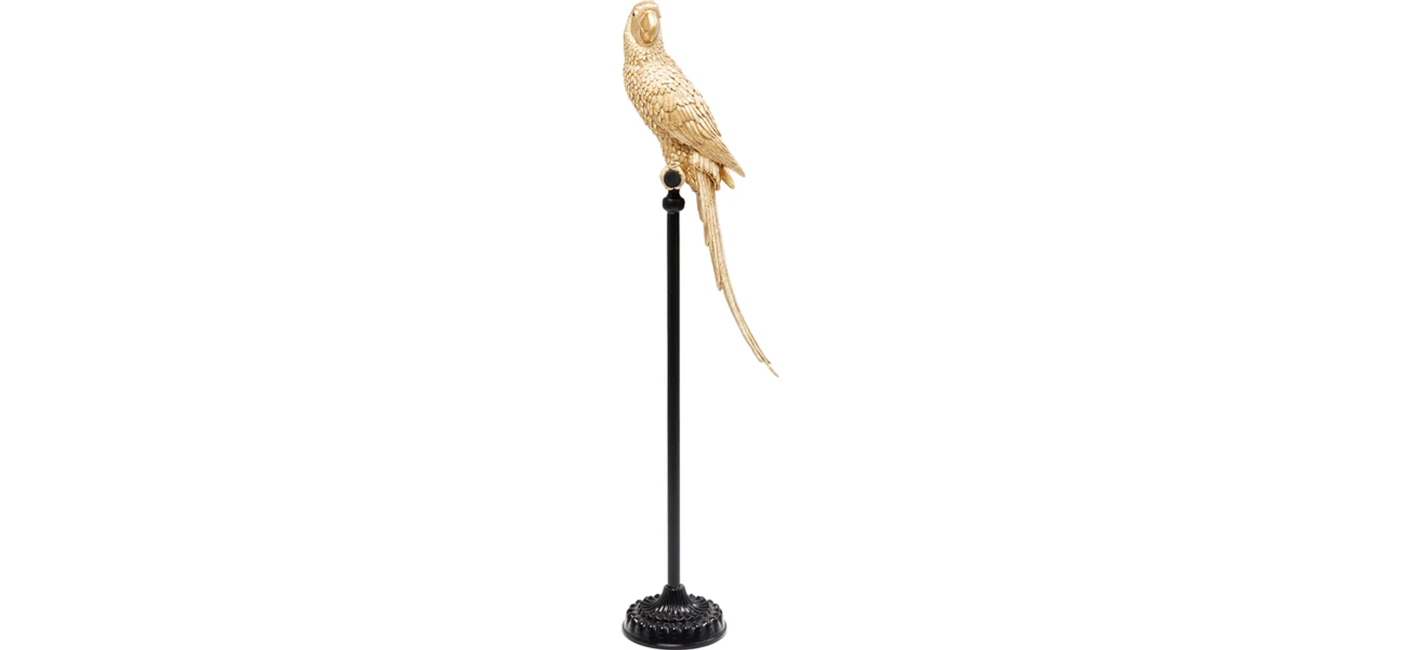 Deko-Figur- BHT ca. 23x116x25 cm, Goldfarben, Schwarz