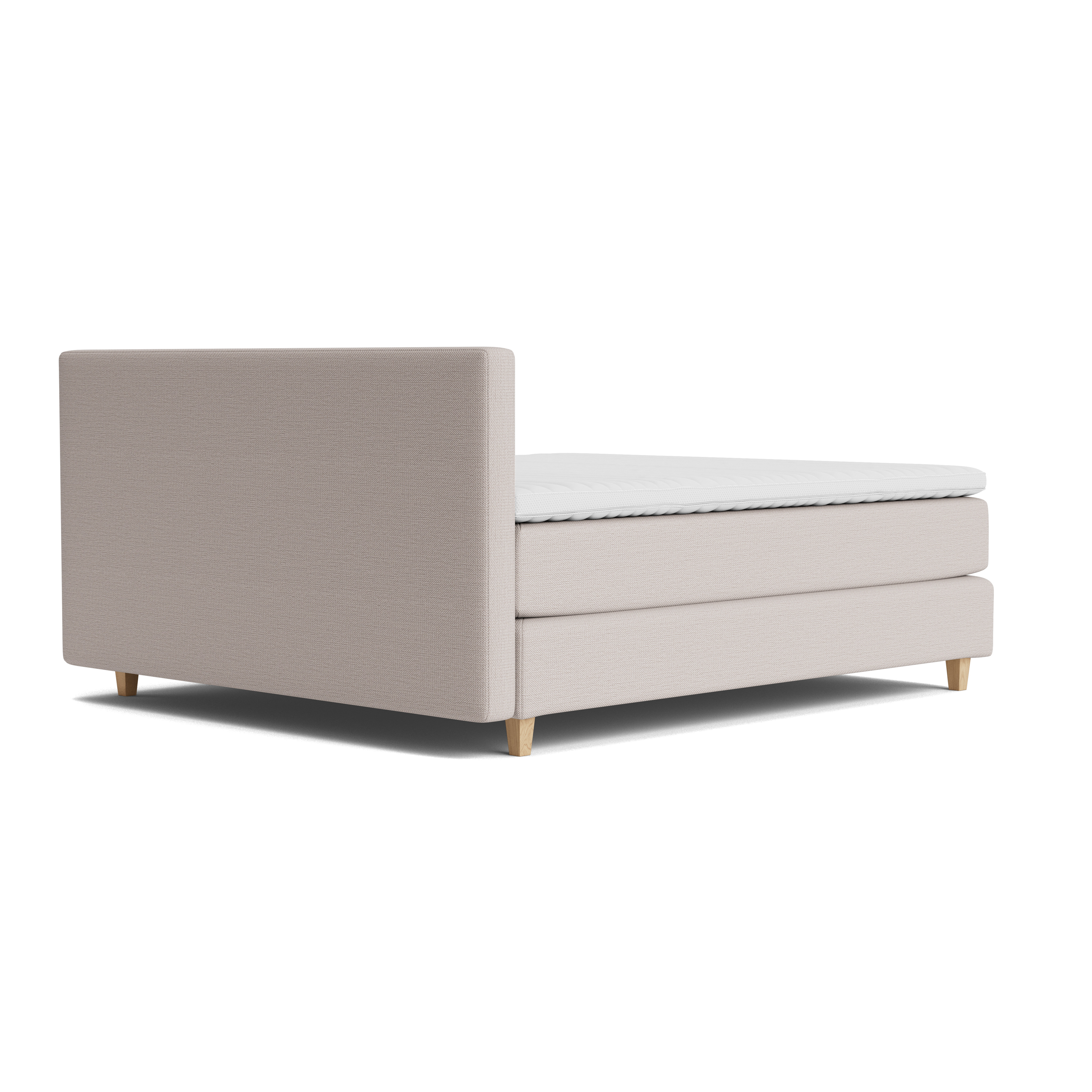 Boxspringbett, beige, 180 x 200 cm - Soria