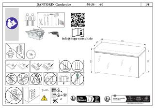 Garderobenbank, Riva Eiche - Ilaria