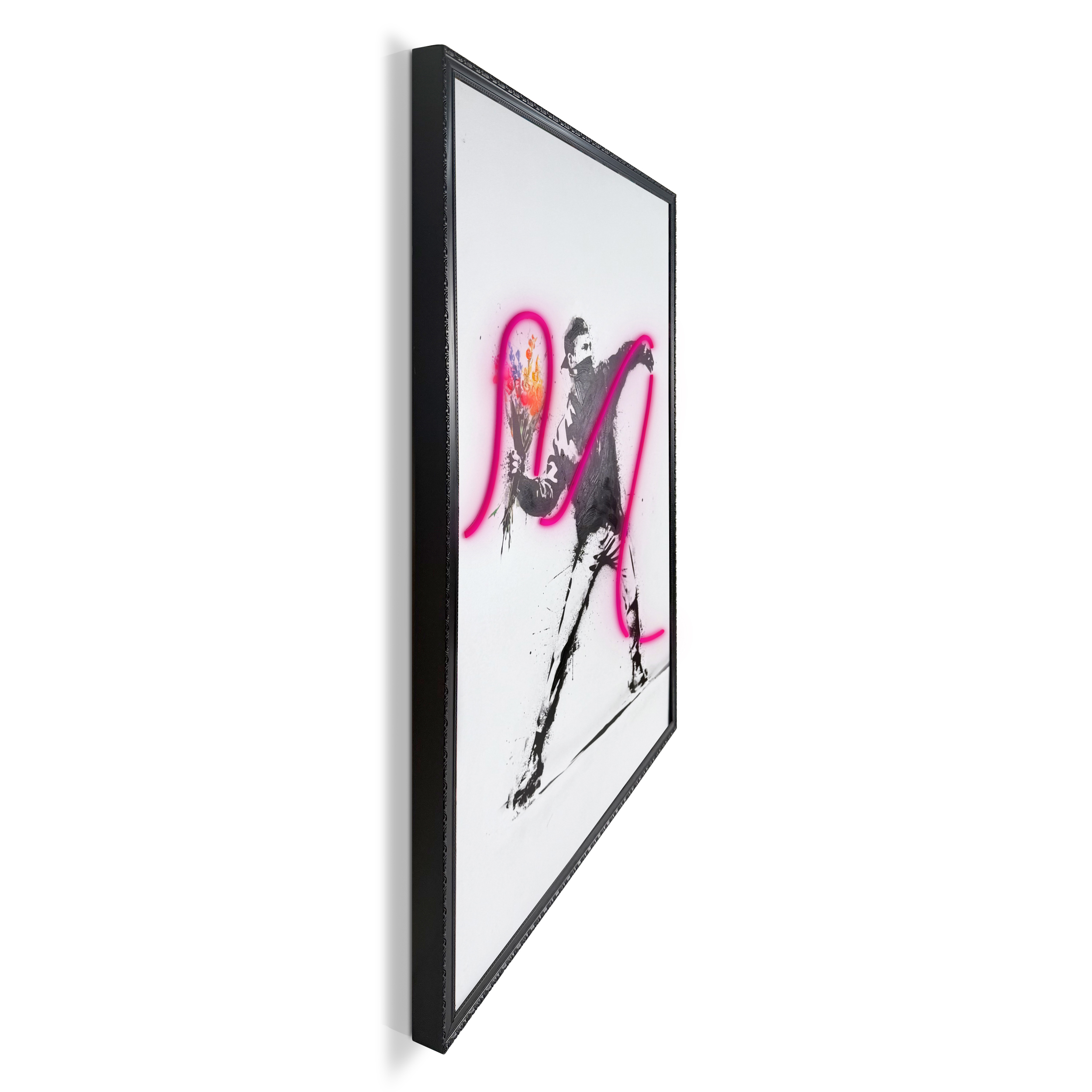 Neon LED Art Black - 70x100cm, graffiti thrower