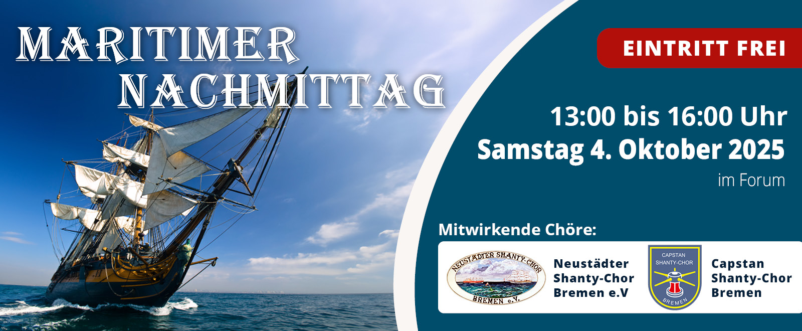 Maritimier&#x20;Nachmittag&#x20;mit&#x20;2&#x20;Shanty&#x20;Ch&#x00F6;ren&#x20;&#x2022;&#x20;Samstag&#x20;04.10.&#x20;13-16&#x20;Uhr&#x20;im&#x20;MEYERHOFF&#x20;Forum&#x20;&#x2022;&#x20;Eintritt&#x20;Frei