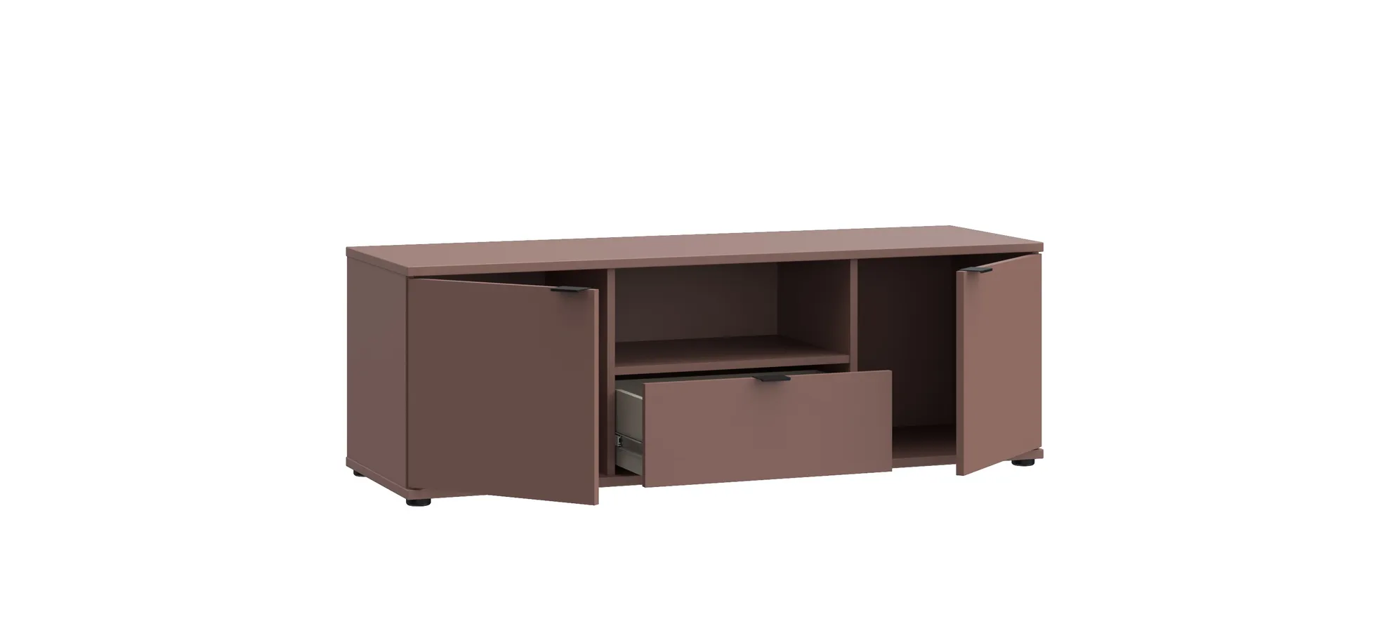TV-Unterschrank, Terracotta - Finella