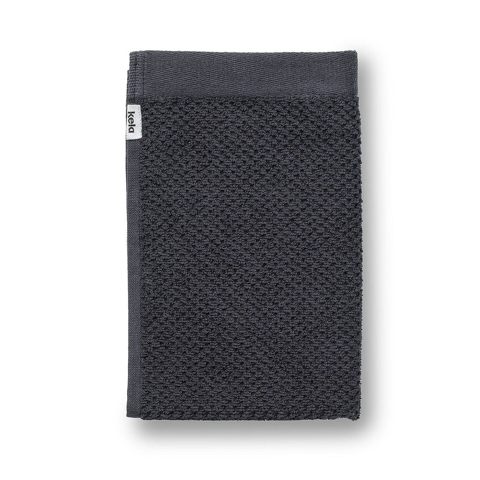 Gästetuch Lavinia 50x30 cm - 100%orgBaumwolle schwarz