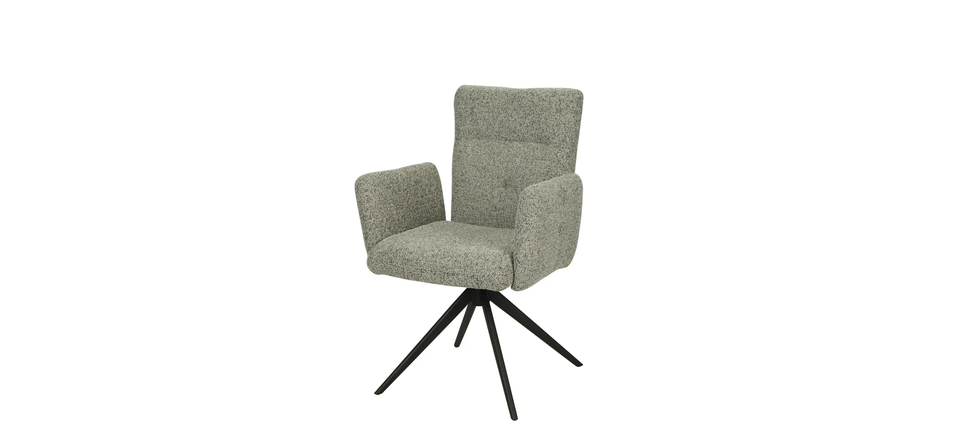 Armlehnstuhl, Stoff schlamm - Mylene