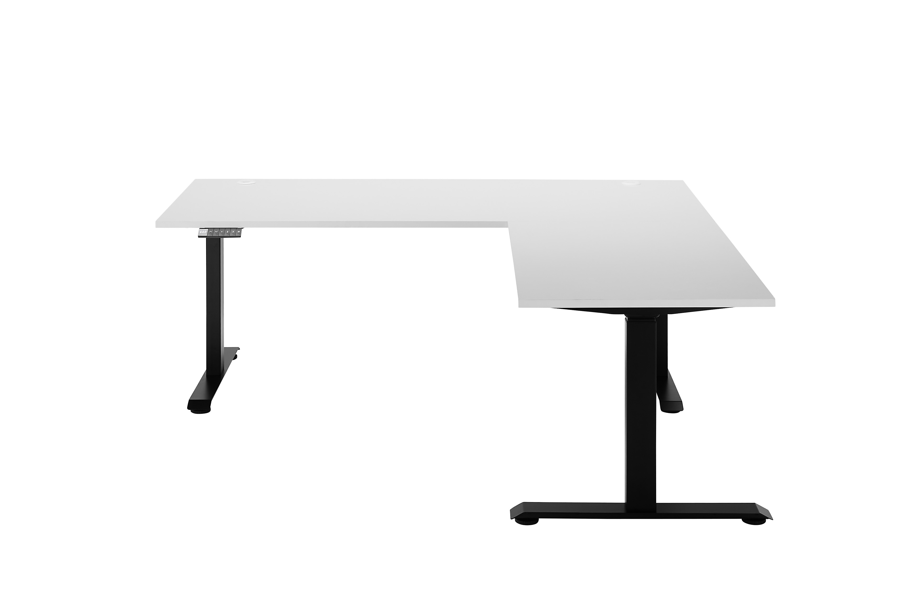 Eckschreibtisch-Set, höhenverstellbar - MyStyle 7000