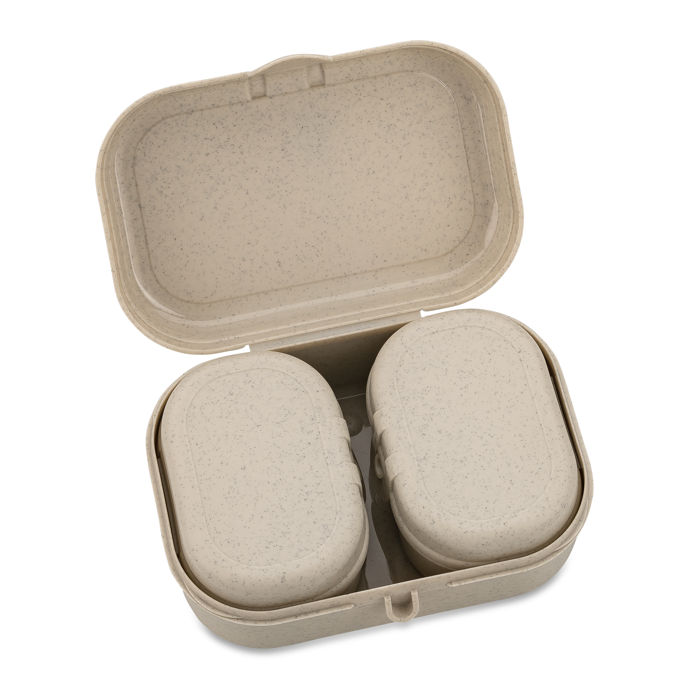 Lunchbox-Set, nature desert sand - 3-teilig, umweltfreundlich, 100% CO2-neutral