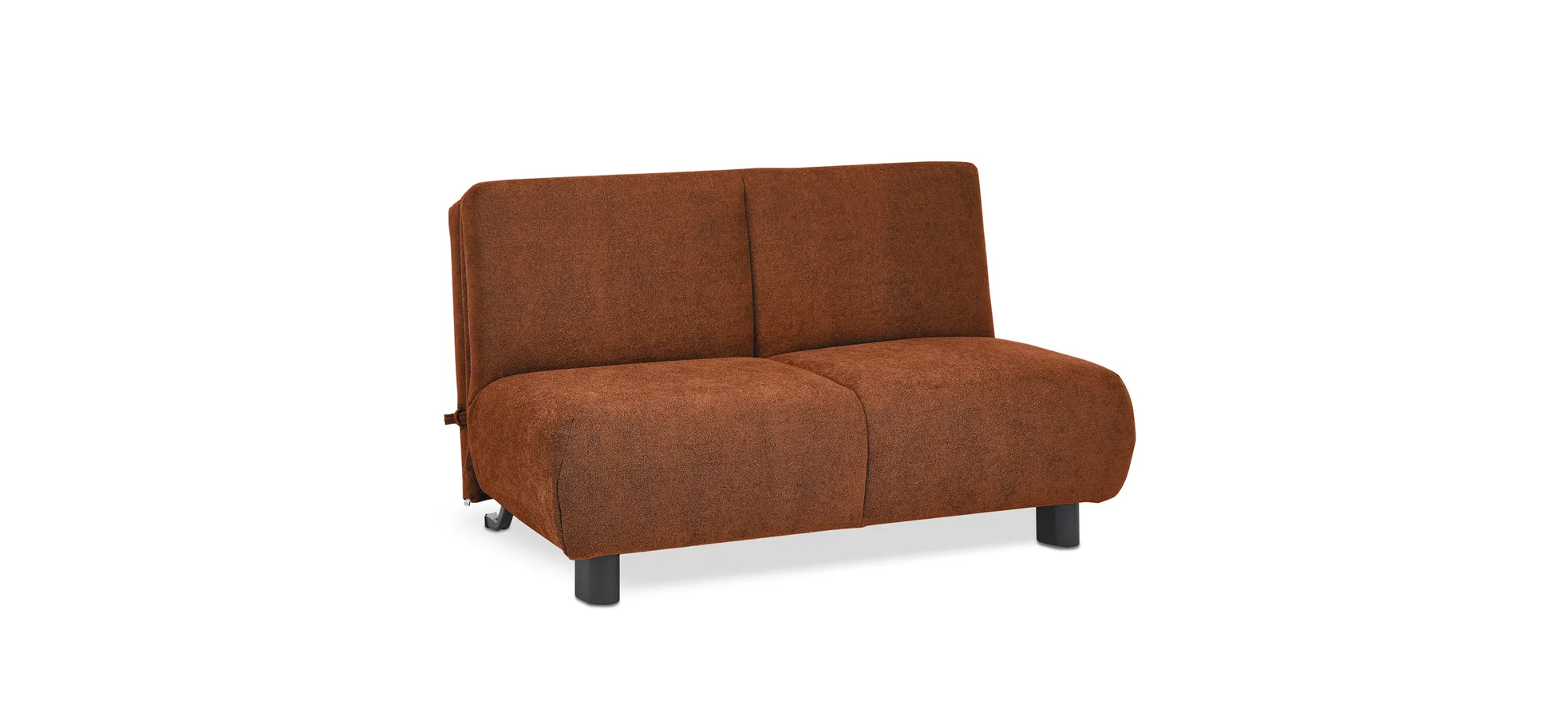 Faltsofa EBBY - 2-Sitzer ohne Armlehne, 140 cm inkl. Schlaffunktion, Stoff, Rot Faltsofa EBBY - 2-Sitzer ohne Armlehne, 140 cm inkl. Schlaffunktion, Stoff, Rot