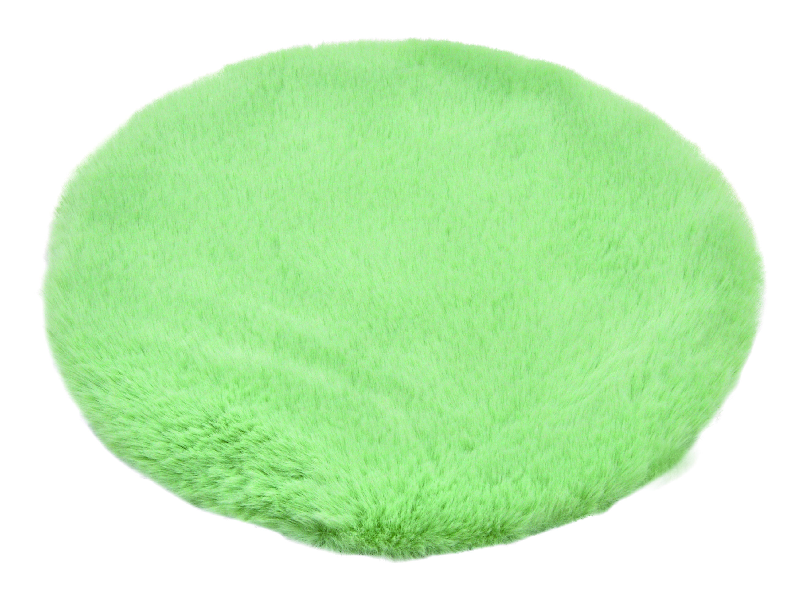 Sitzauflage Kunstfell - Polyester minze, Ø34cm