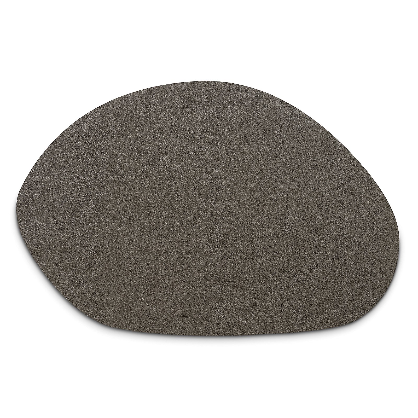 Tisch-Set Stone 30x0,2x45 cm - PU-Leder dunkelgrau