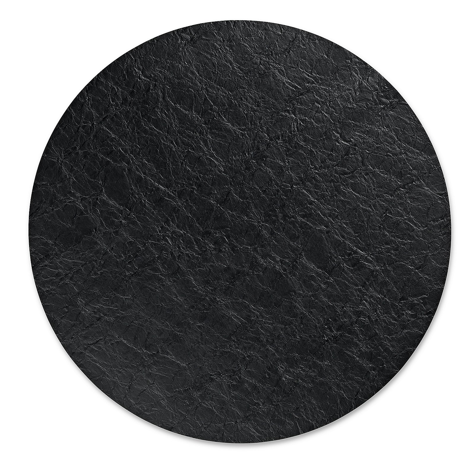 Tisch-Set Kalea 38 cm - PU-Leder schwarz