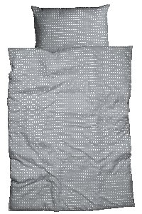 Bettwäschegarnitur Oviedo, - Satin, graphit-grau
