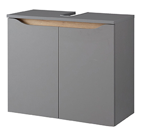 WB-Unterschrank 2-türig, Quarzgrau - QUICKSET - 357