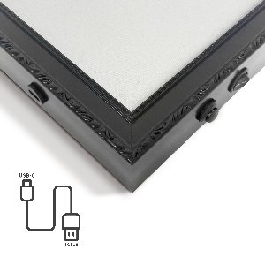 Neon LED Art Black - 70x100cm, graffiti thrower