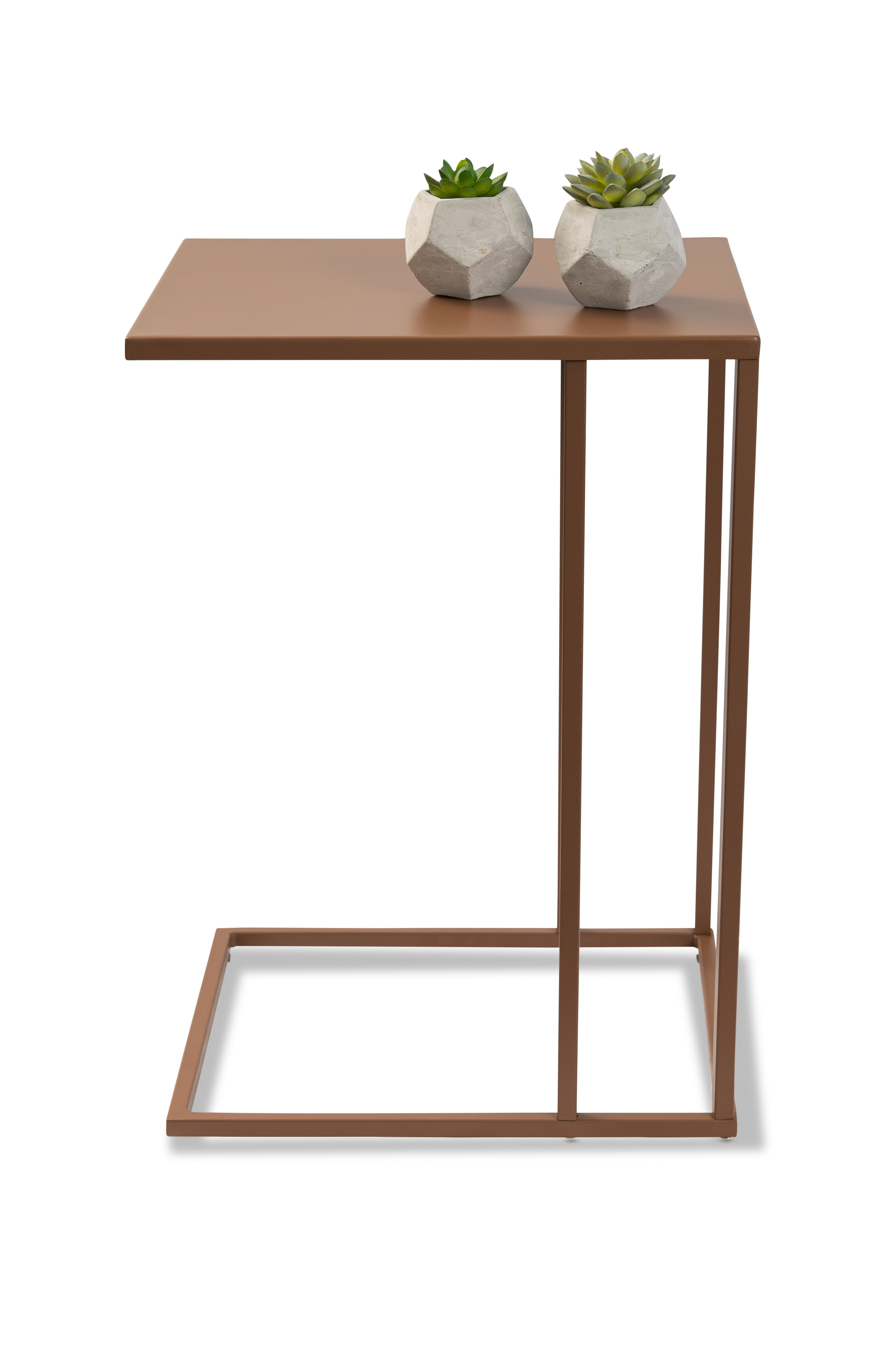 Beistelltisch, Metall mocca - Meline