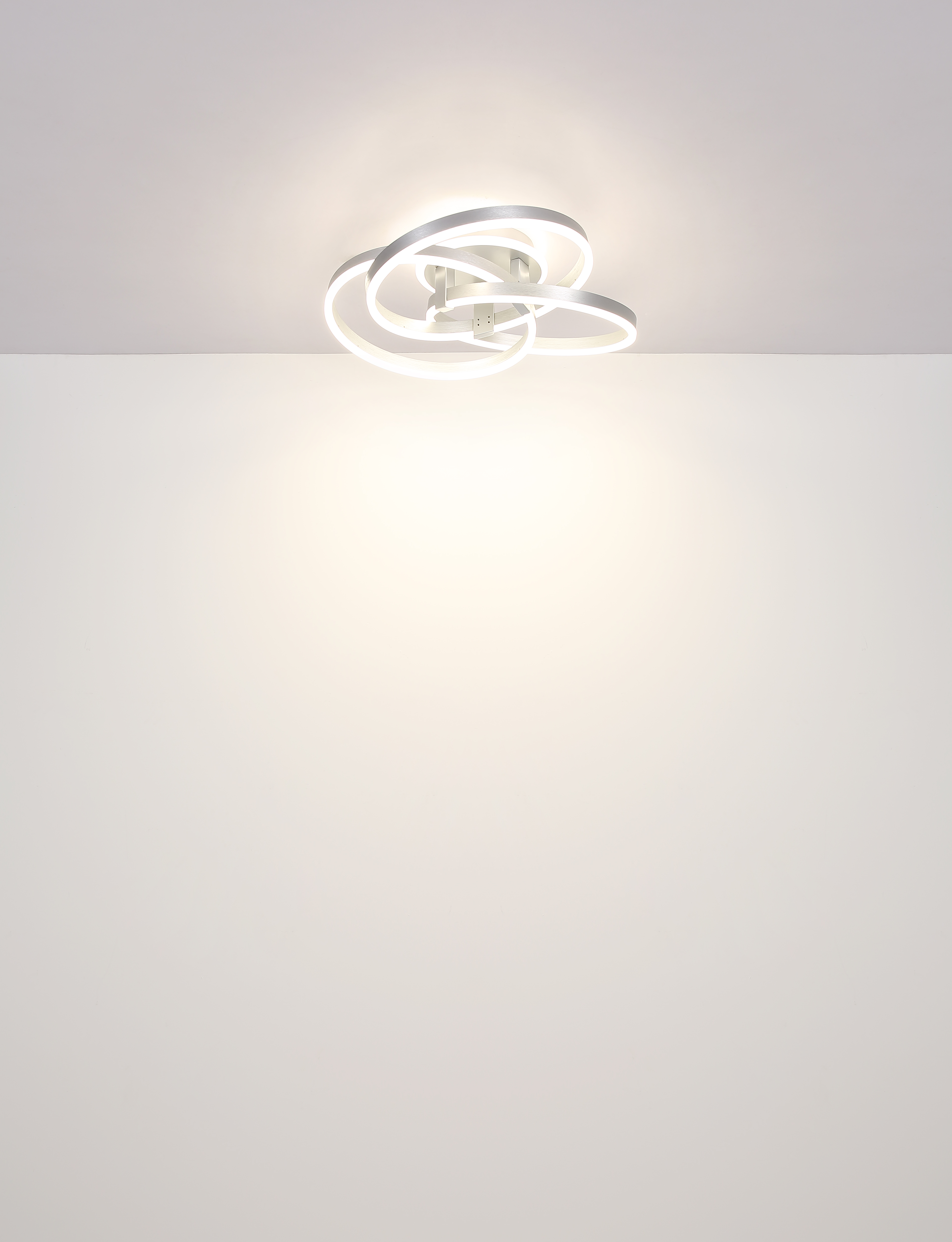 Deckenleuchte HERWIG - LED, Aluminium gebürstet, 60x57,5x20cm