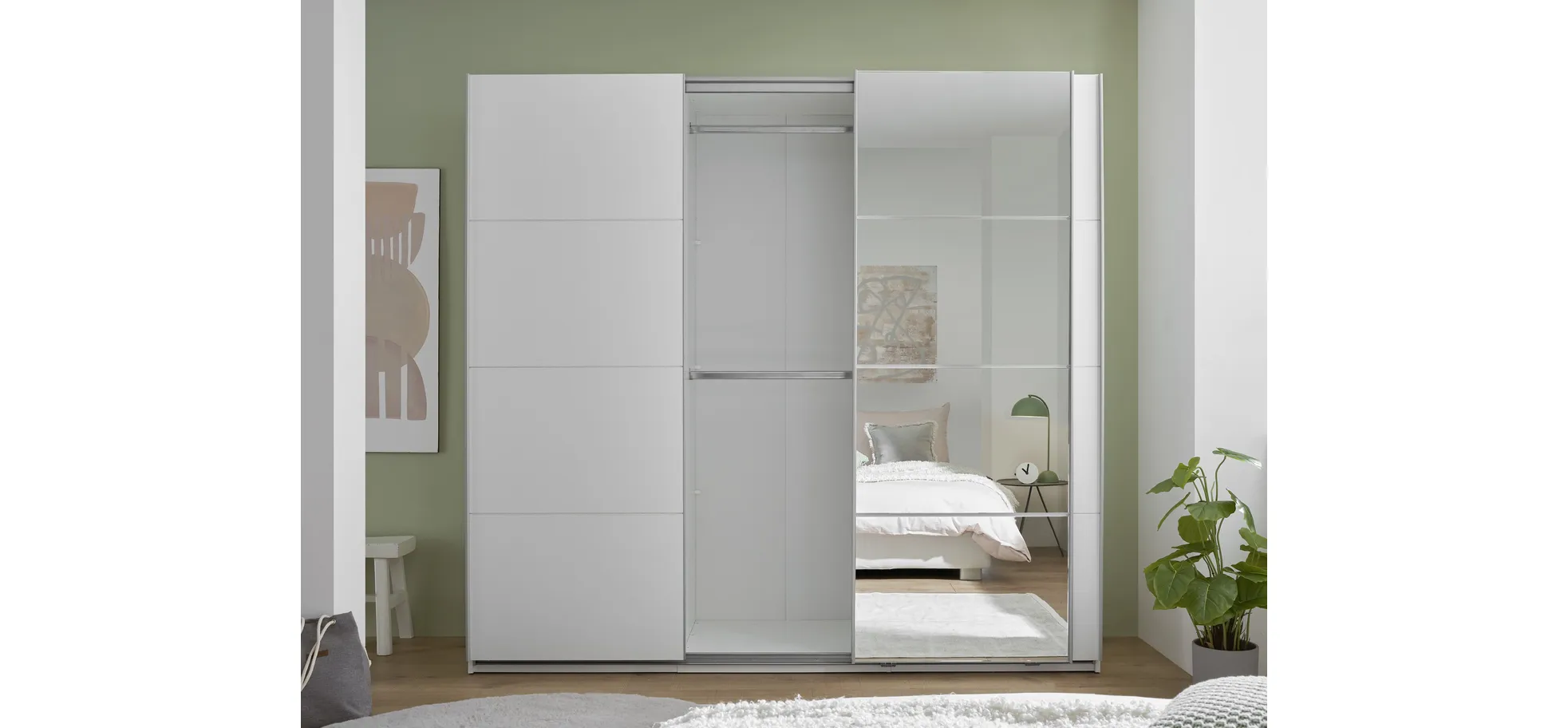 Schwebetürenschrank, weiß - MyStyle 3056 Schwebetürenschrank, weiß - MyStyle 3056