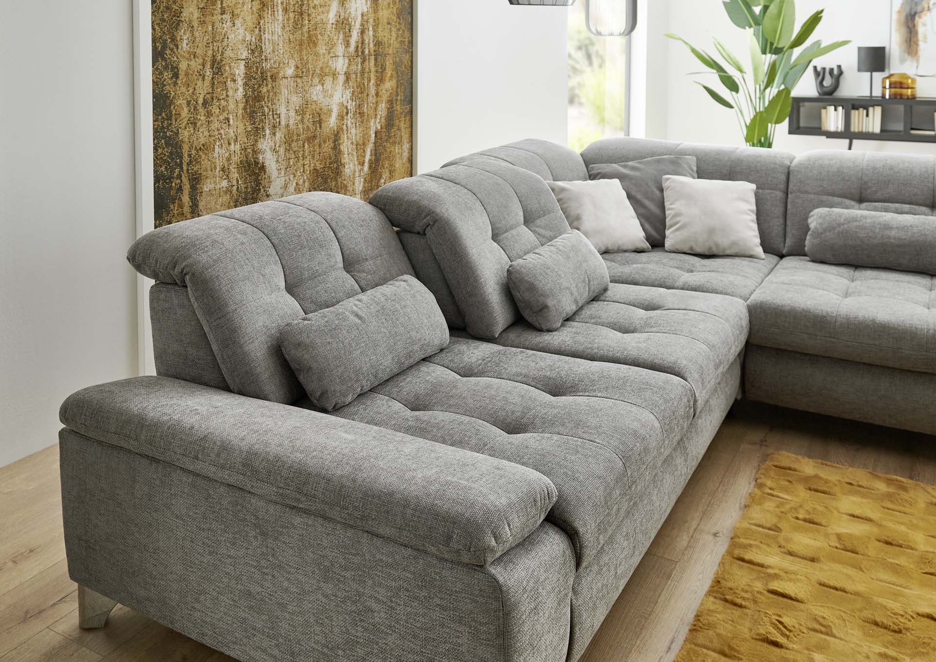 Ecksofa, grau - KS 110922