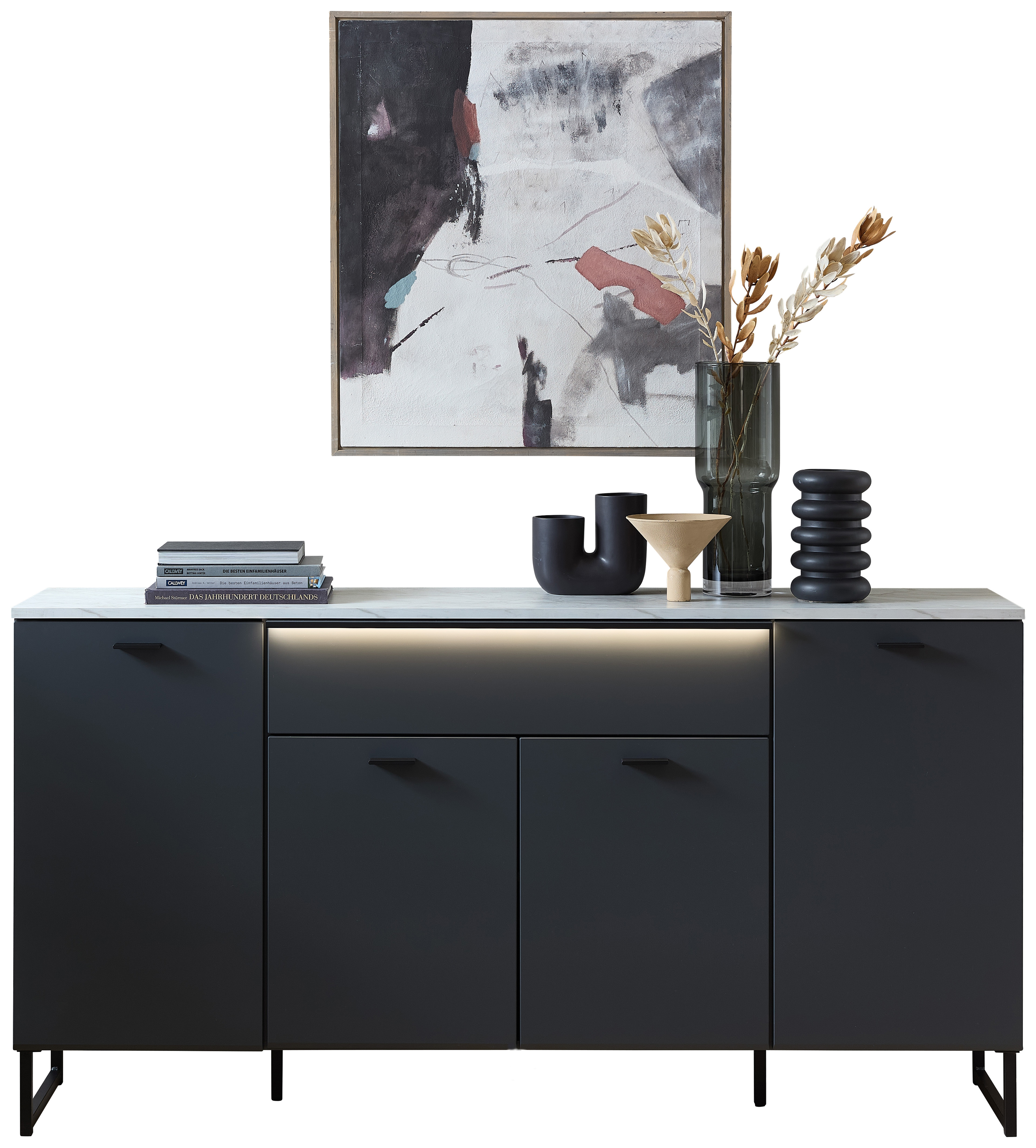 Sideboard,Graphit supermatt  - MyStyle 1061