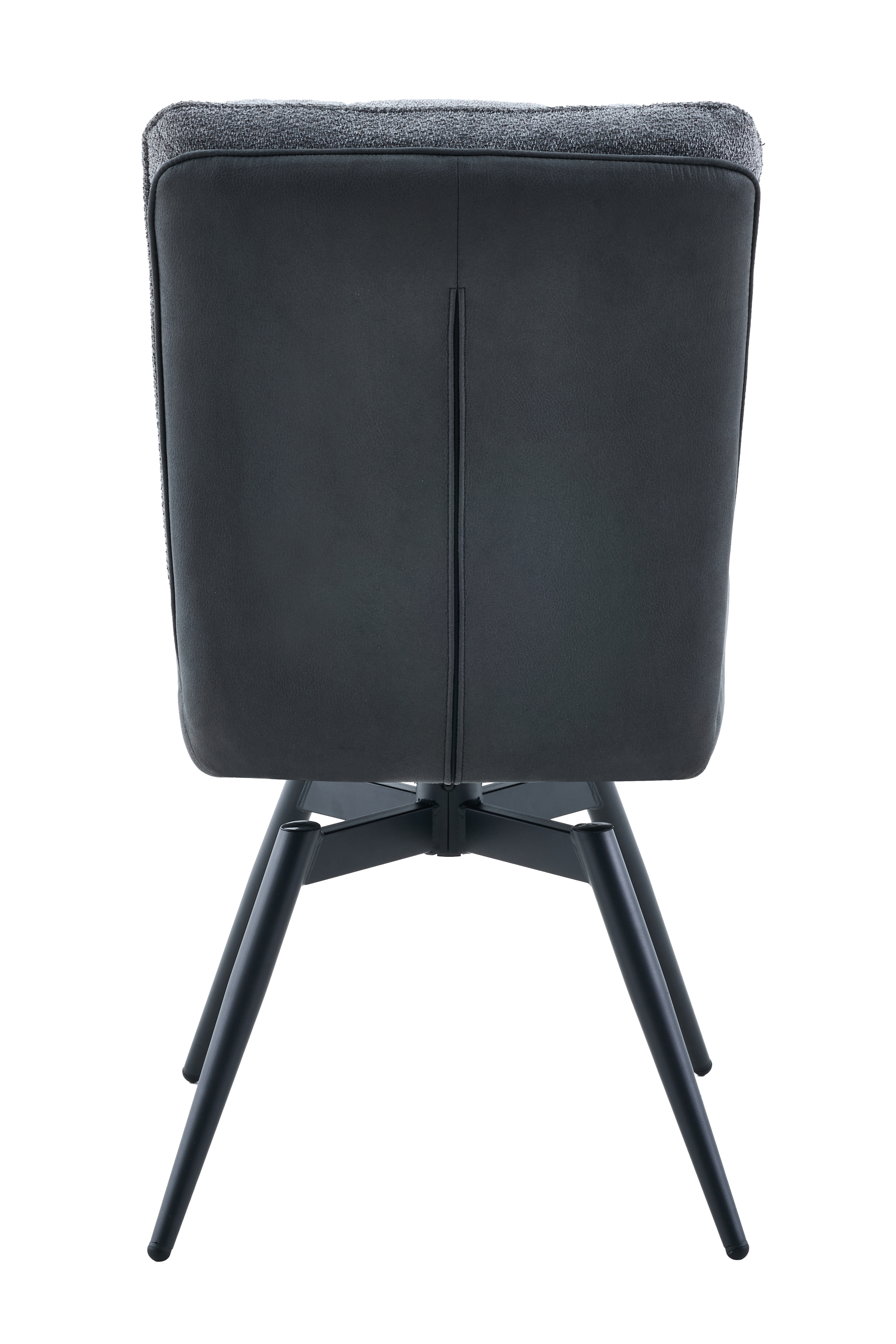 Vierfußstuhl, Microfaser dunkelgrau - MyStyle 4083