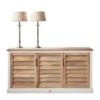 Pacifica Sideboard, Mangoholz, weiß - FURNITURE