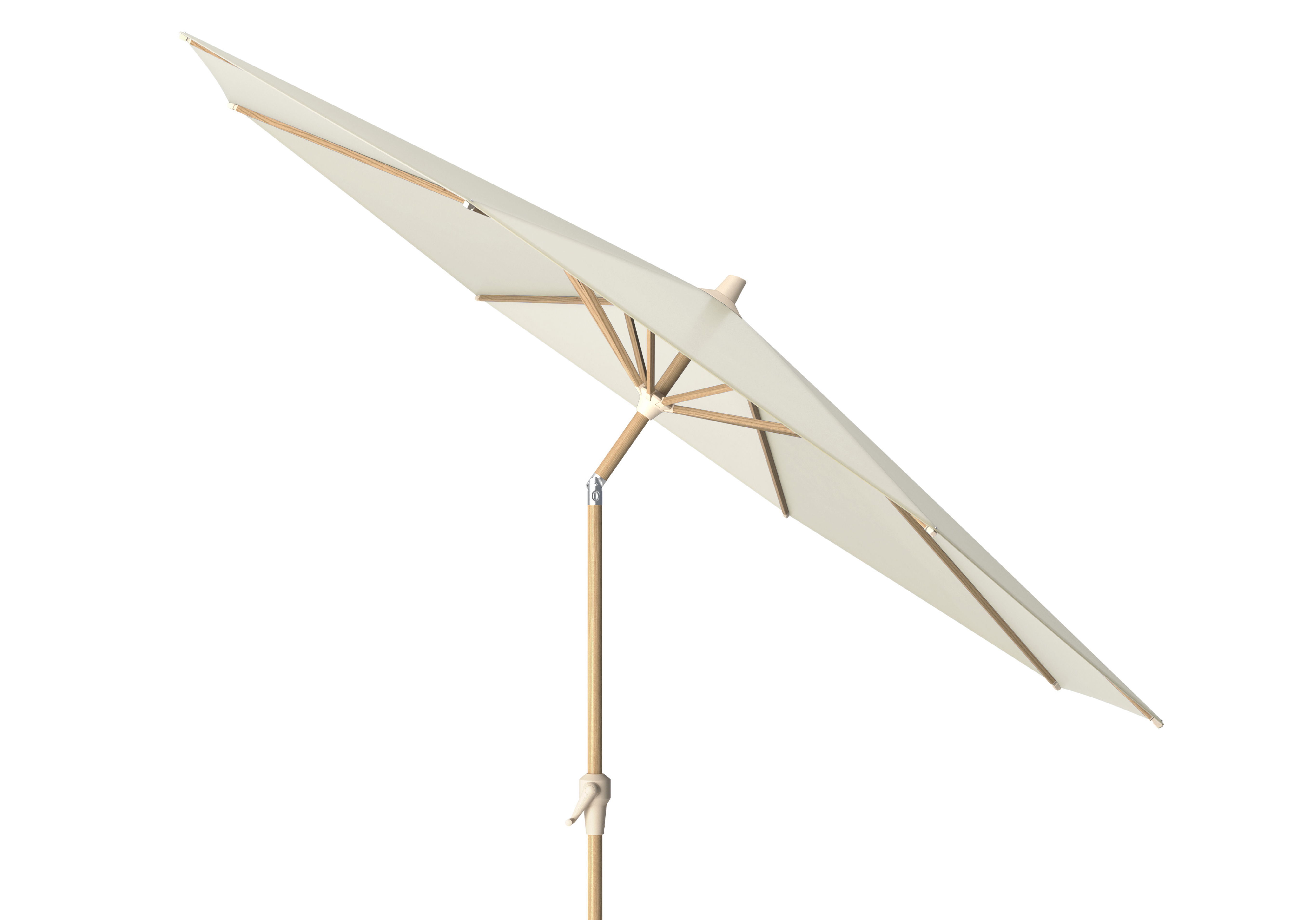 Mittelstockschirm, Ø 300 cm, ecru - Riva