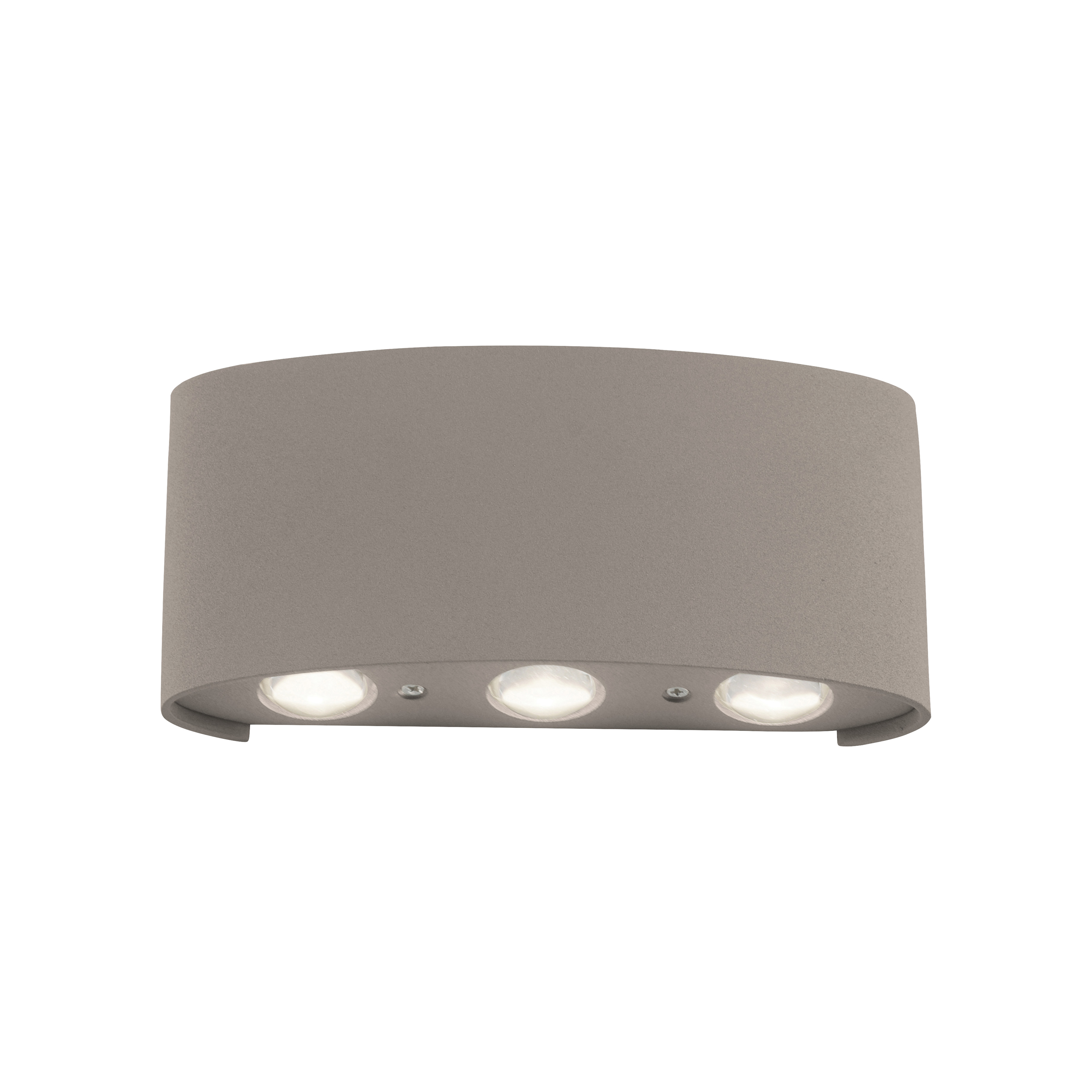 Wandleuchte CARLO - 6-flg., LED, sand, ca. 17x4x18cm