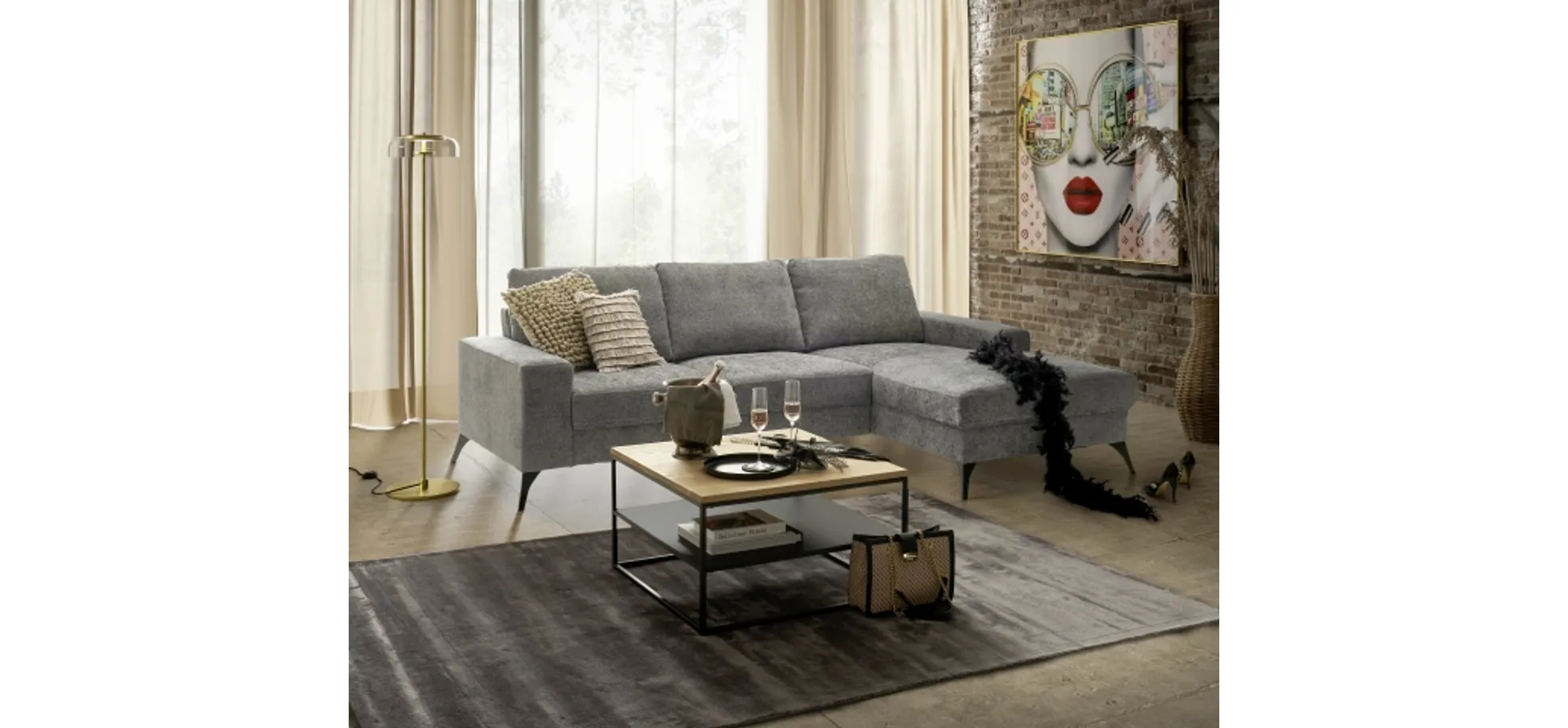 Couchtisch, Eisengestell, 70 x 70 cm - Couchtische Couchtisch, Eisengestell, 70 x 70 cm - Couchtische
