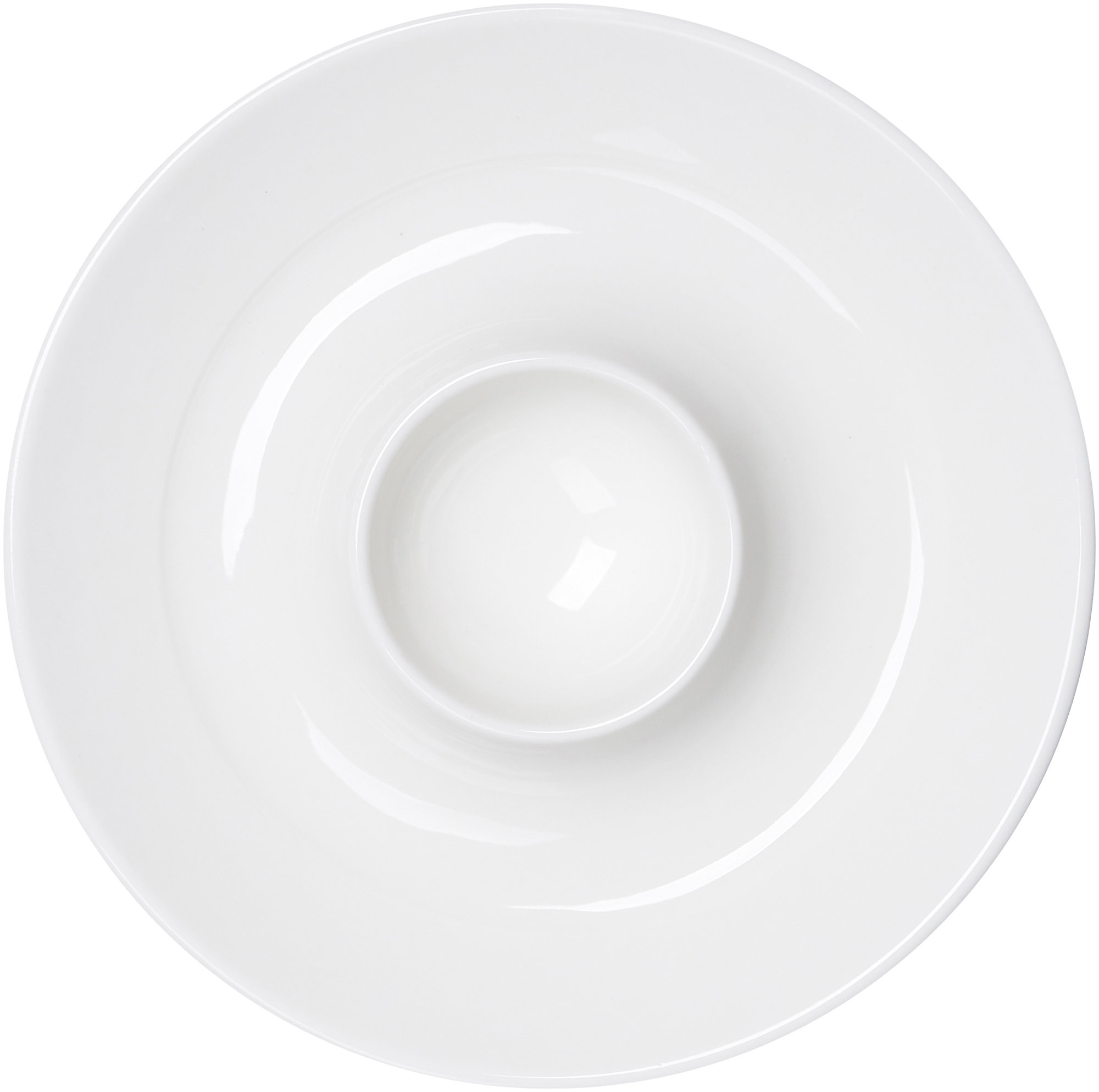 Eierteller Skagen Weiss  12,5 cm - Porzellan, spülmaschinenfest, rund, weiß