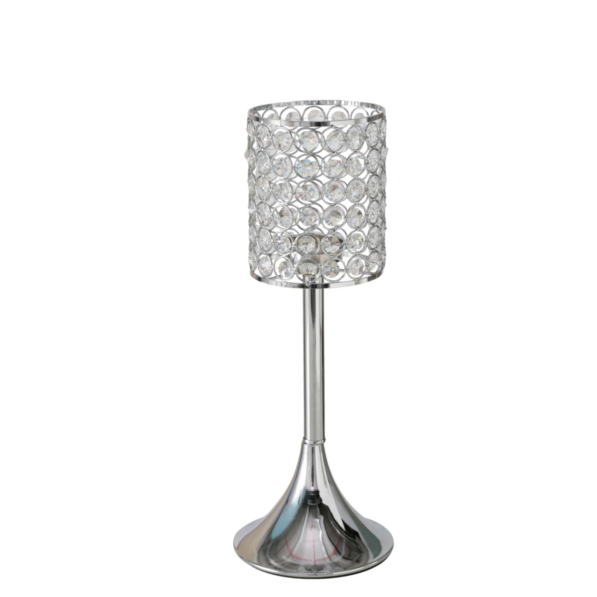 Windlicht Celeste, Rund - H 35,30 cm, silber