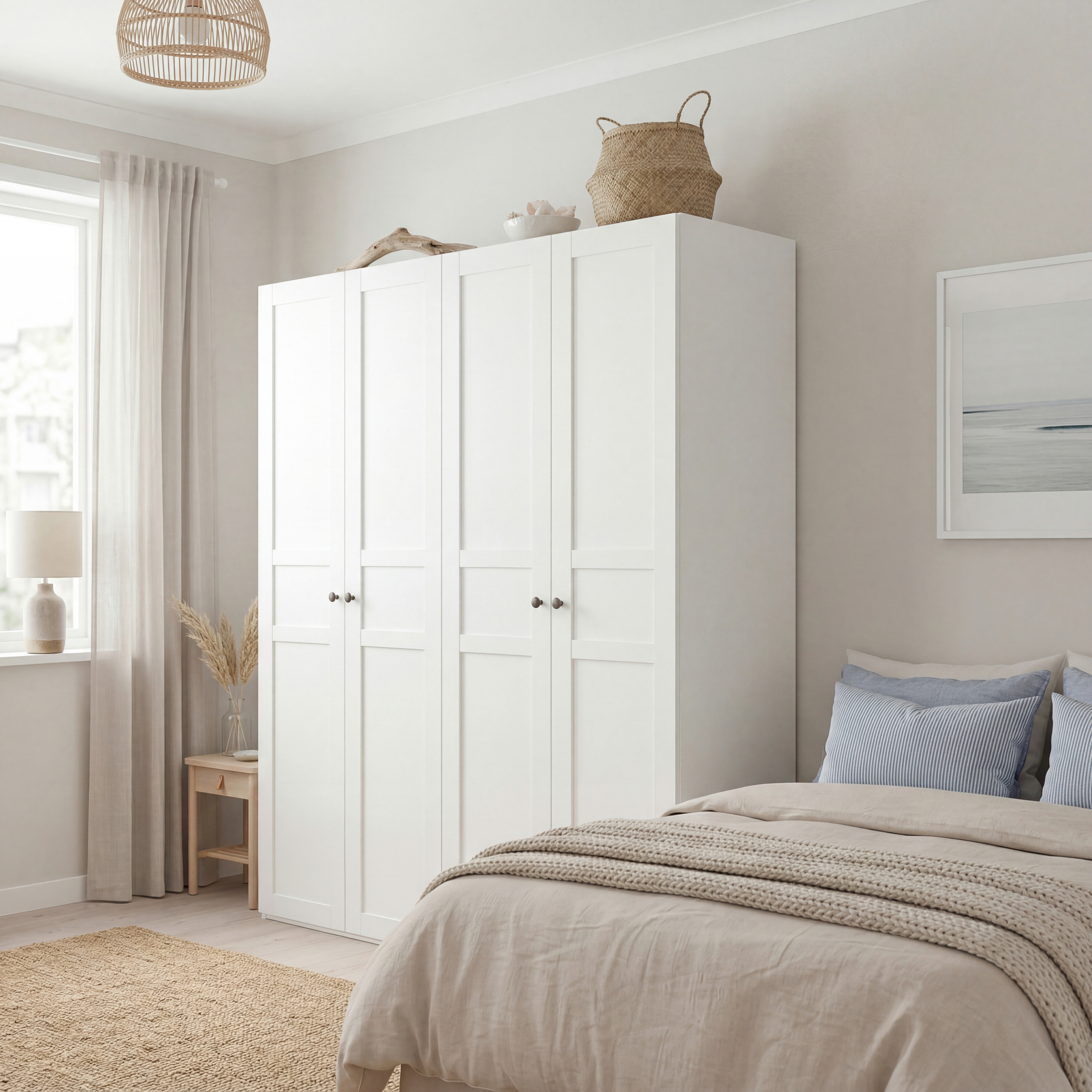 Drehtürenschrank, alpinweiß - MyStyle 3104