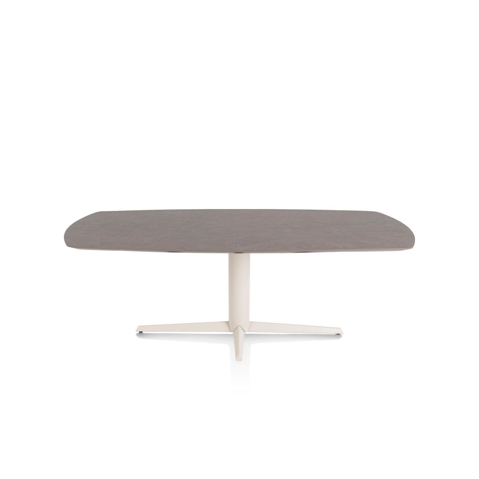 Esstisch, oval, Steinoptik Lava - Saluti - Xooon
