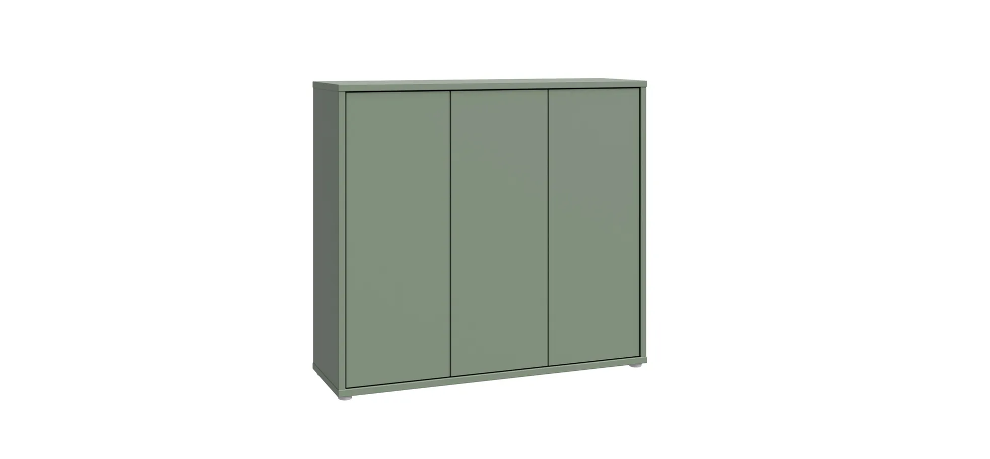 Schuhschrank, Salbei, 3 Türen - Faid