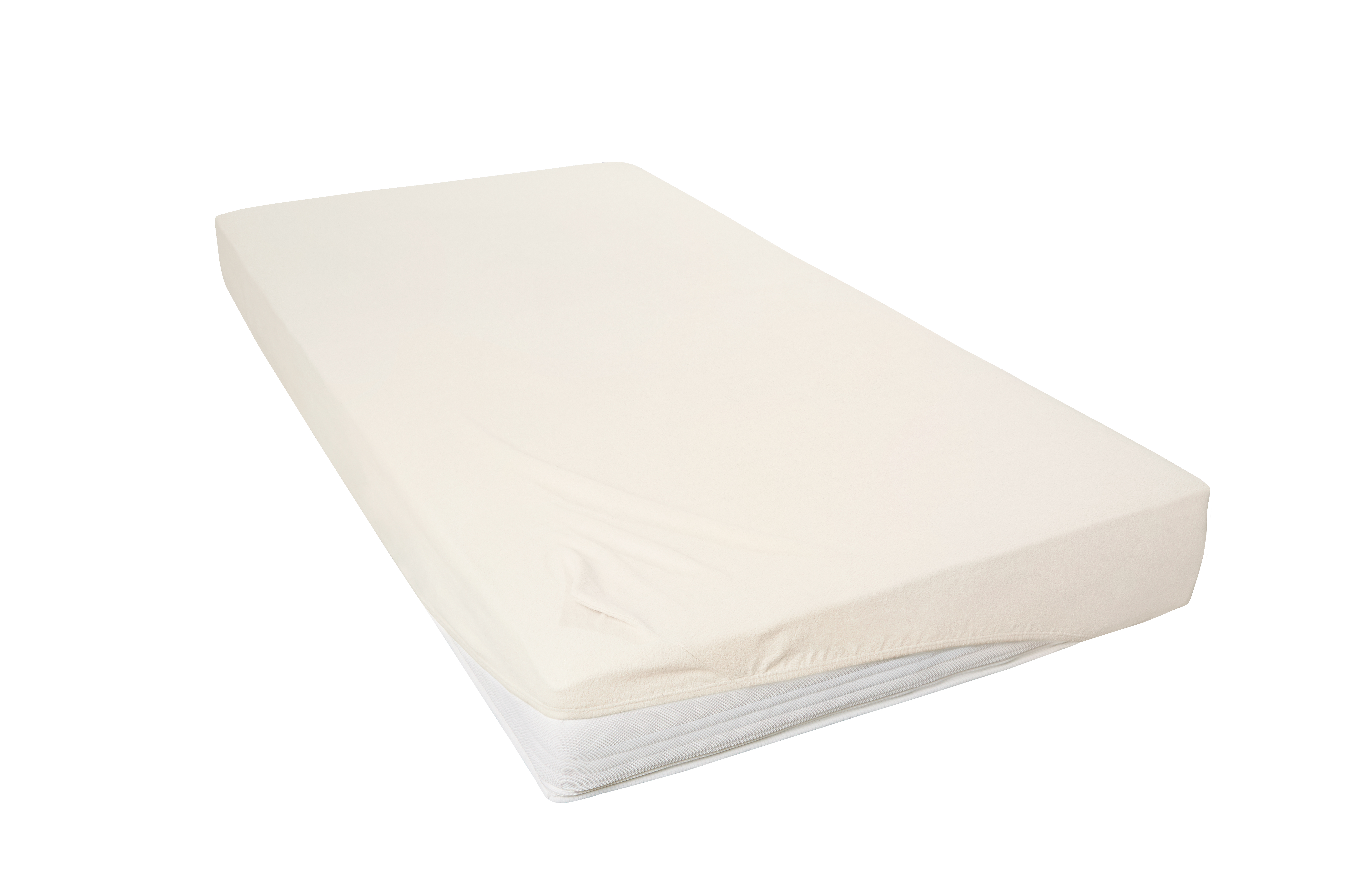 Spannbetttuch Primera Teddy-Flausch - 100x200 cm, ecru