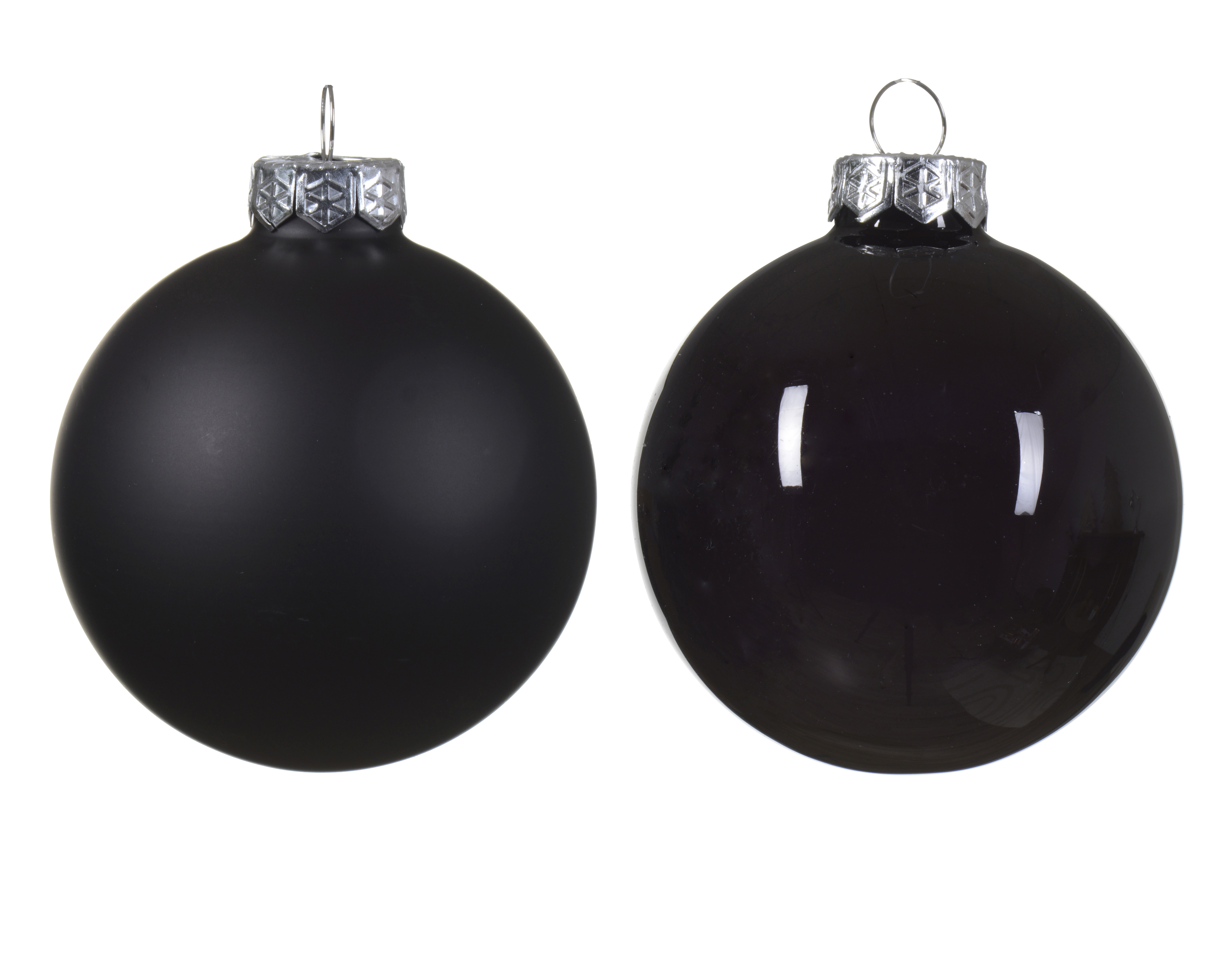 Kugelset 20-er - schwarz, Glas, Ø6cm