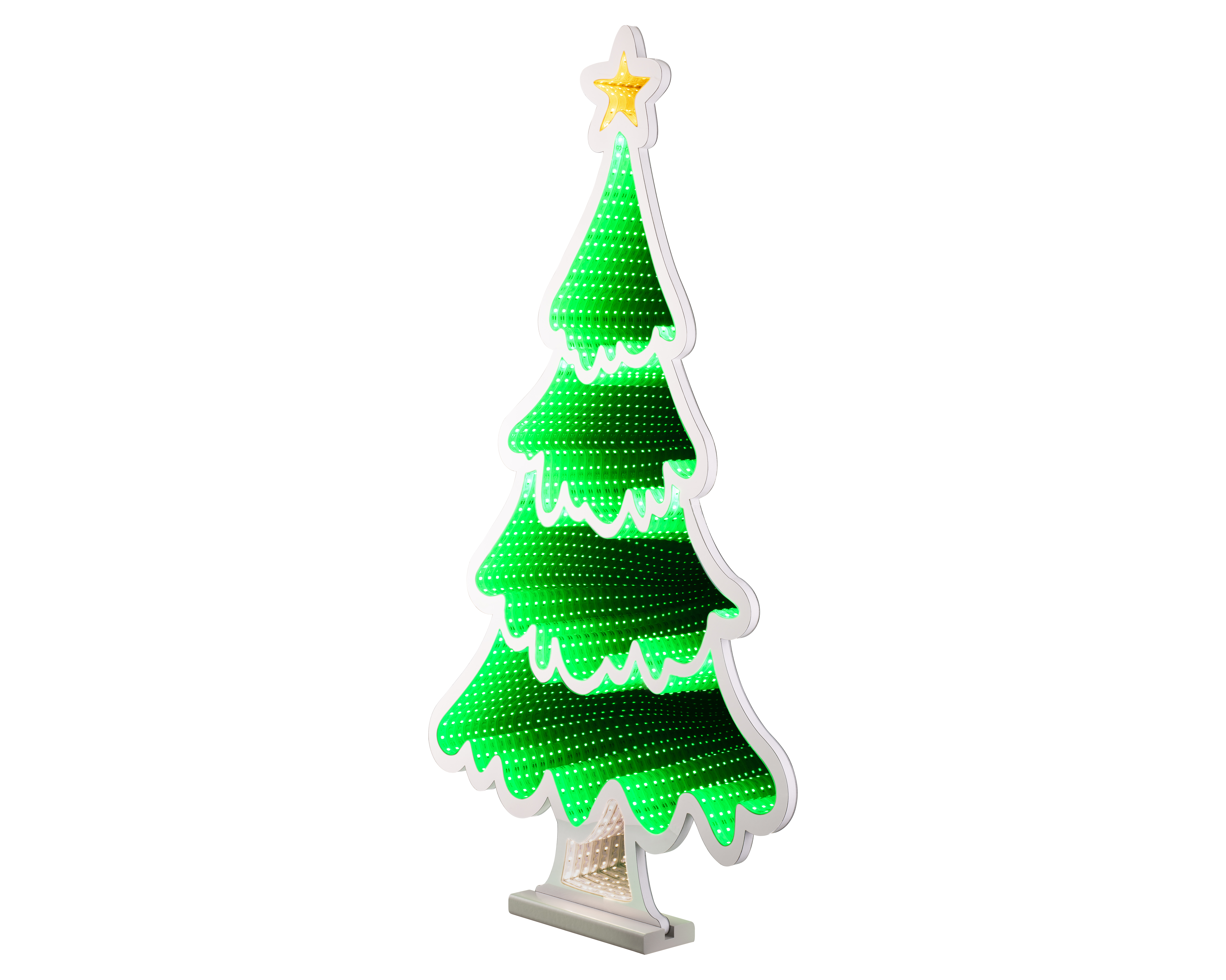 LED Infinity Baum - kaltweiß/bunt, PET, L1.5-W39.80-H40cm