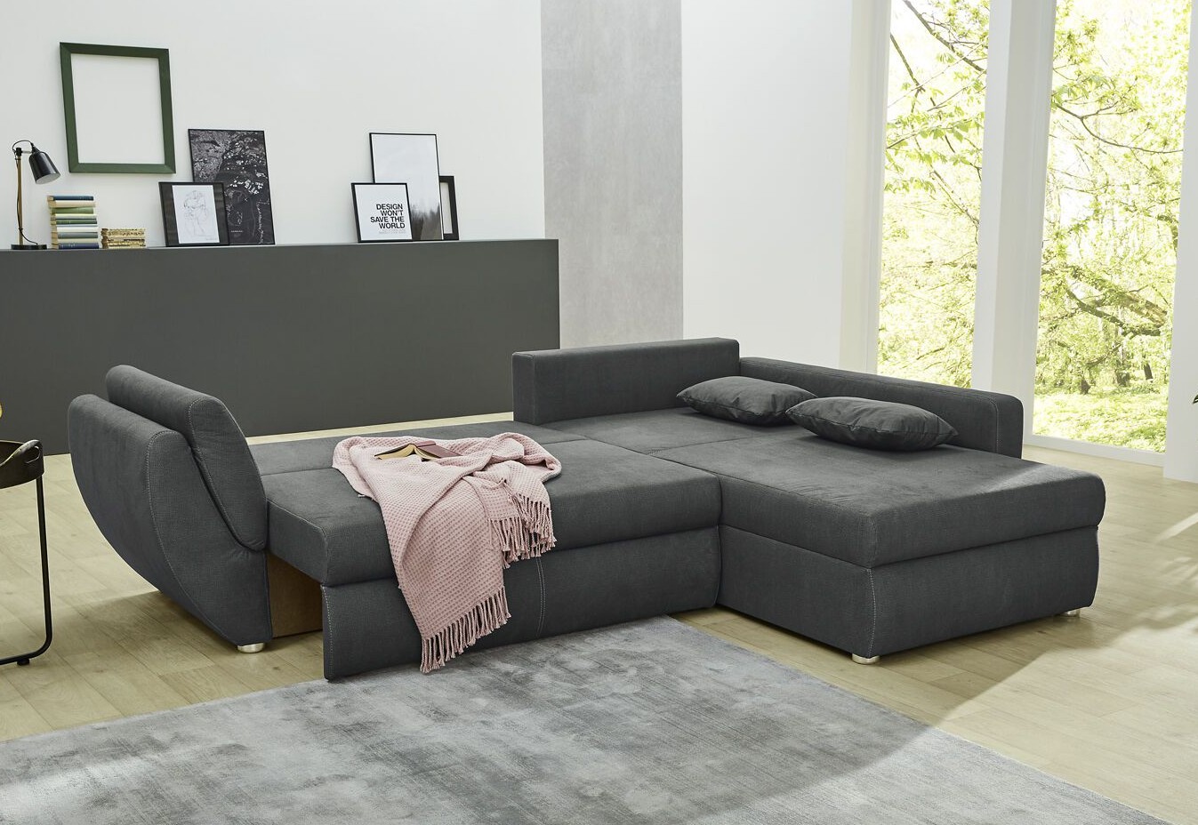 Wohnlandschaft, dunkelgrau - MyStyle 2192