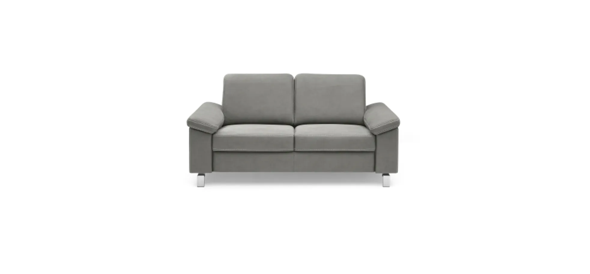 Sofa CALM PLUS - 2,5-Sitzer, Microfaser, Hellgrau