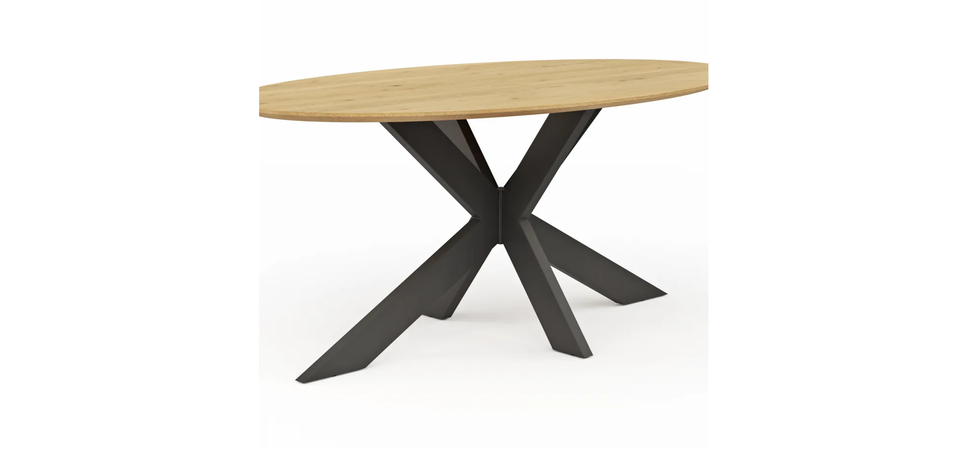 Esstisch Phoenix - LB ca. 180x100 cm, Eiche massiv