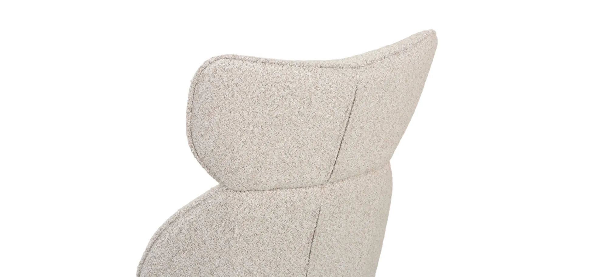 Vierfußstuhl, beige - Mirna