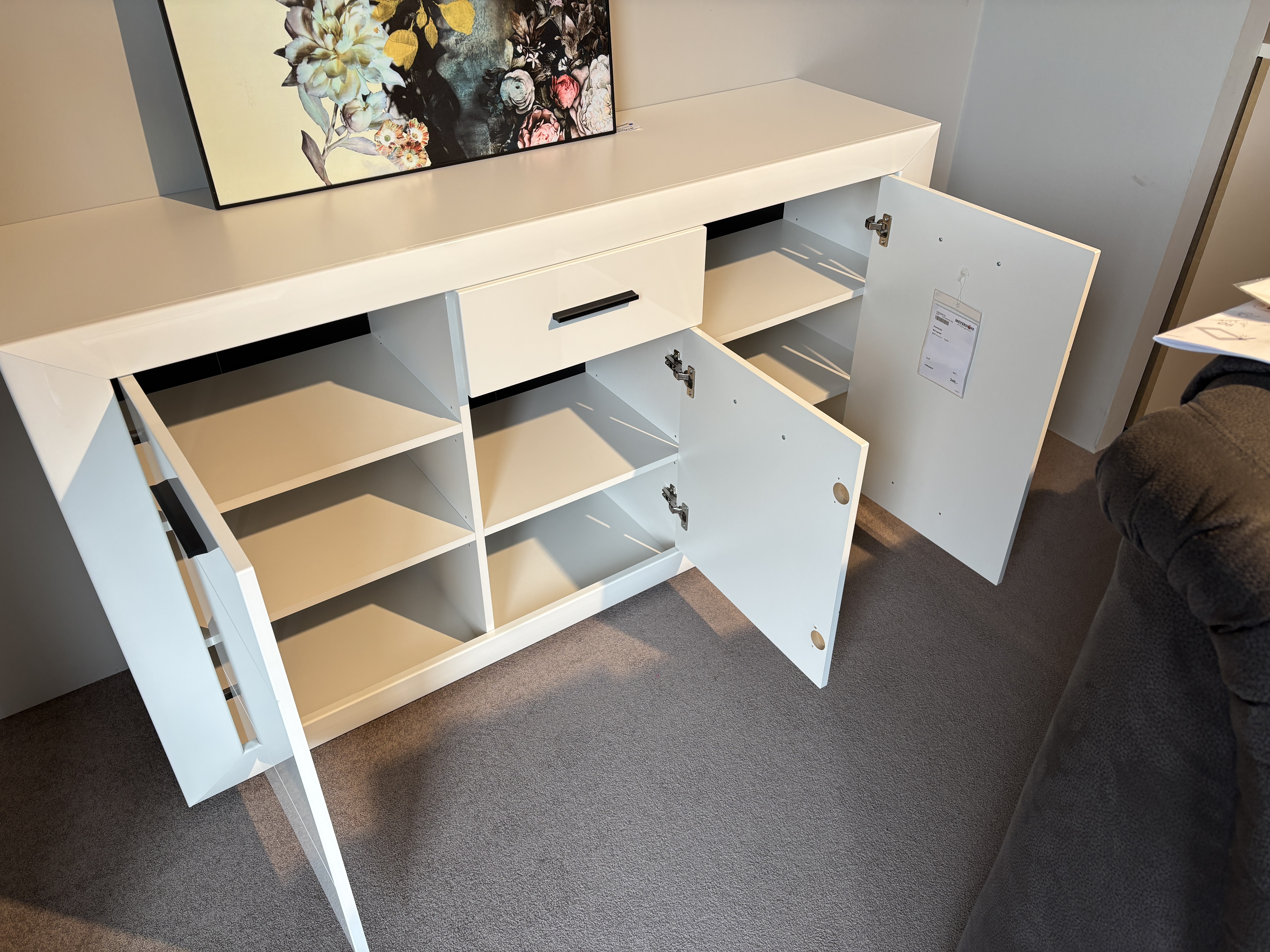 Kommode, Front MDF weiß hochglanz - MyTogo497
