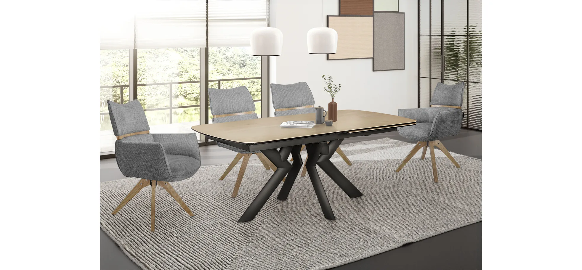 Armlehnstuhl, 360° drehbar autoreturn - Marou