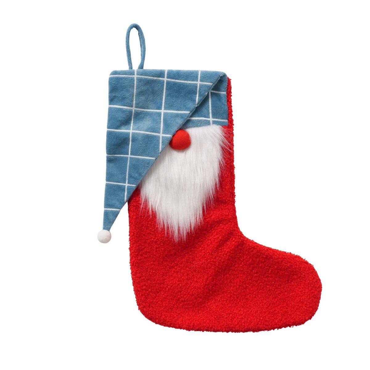 Weihnachtssocke Helge, 2 sort., Socke - H 37,00 cm, Polyester