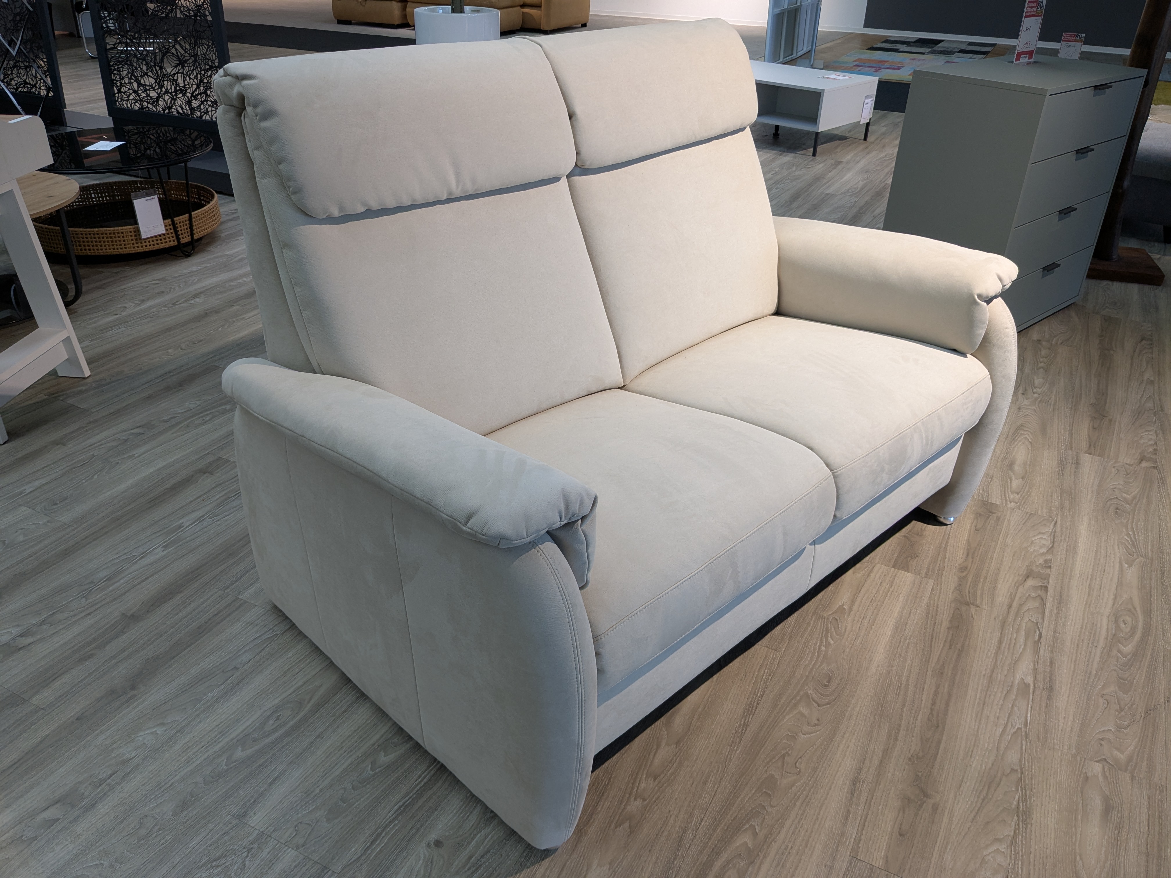 Sofa 2-sitzig, Bezug Natur - EM Barcelona